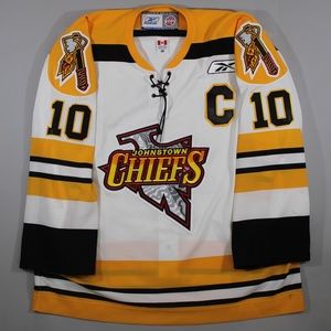 Johnstown Chiefs Shawn Mather game worn size: 56 Reebok